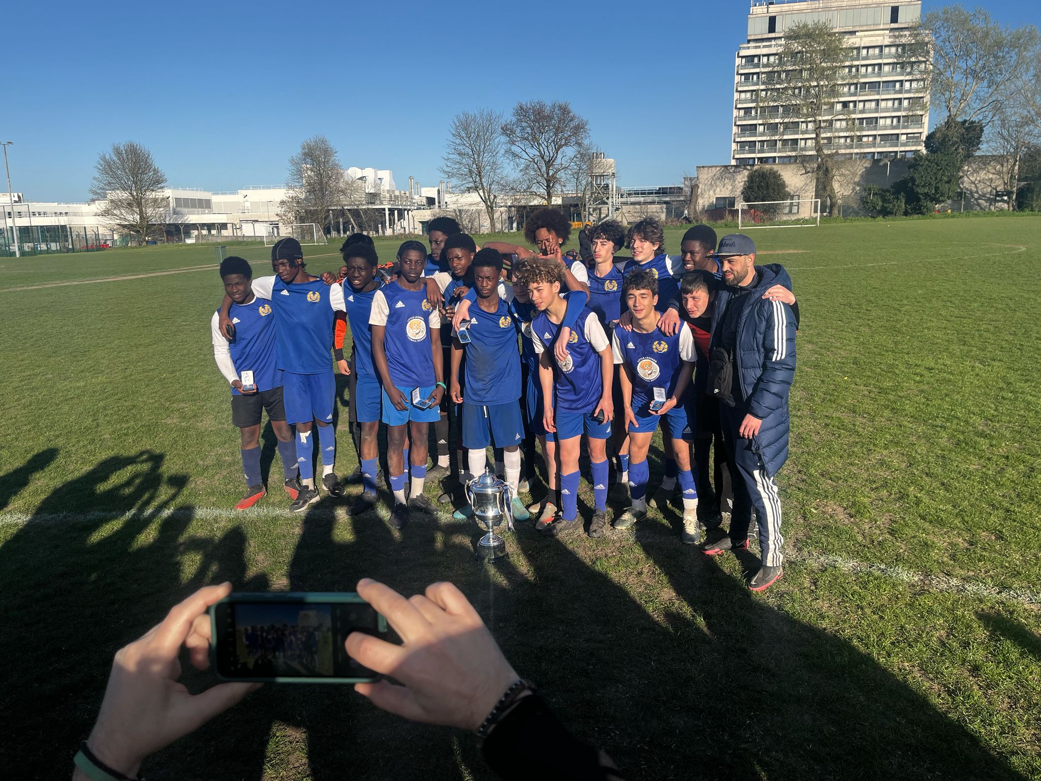 London Legends under 15s Selkent League main cup winners season 2024/2025
